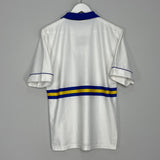Shop 1993/95 LEEDS UNITED HOME SHIRT (M) ASICS, classic football shirts, vintage football shirts & retro soccer jerseys at Cult Kits