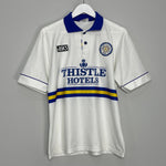 Shop 1993/95 LEEDS UNITED HOME SHIRT (M) ASICS, classic football shirts, vintage football shirts & retro soccer jerseys at Cult Kits
