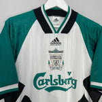 Shop 1993/95 LIVERPOOL AWAY SHIRT (M) ADIDAS, classic football shirts, vintage football shirts & retro soccer jerseys at Cult Kits