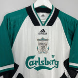 Shop 1993/95 LIVERPOOL AWAY SHIRT (M) ADIDAS, classic football shirts, vintage football shirts & retro soccer jerseys at Cult Kits