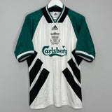 Shop 1993/95 LIVERPOOL AWAY SHIRT (M) ADIDAS, classic football shirts, vintage football shirts & retro soccer jerseys at Cult Kits