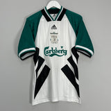 Shop 1993/95 LIVERPOOL AWAY SHIRT (M) ADIDAS, classic football shirts, vintage football shirts & retro soccer jerseys at Cult Kits