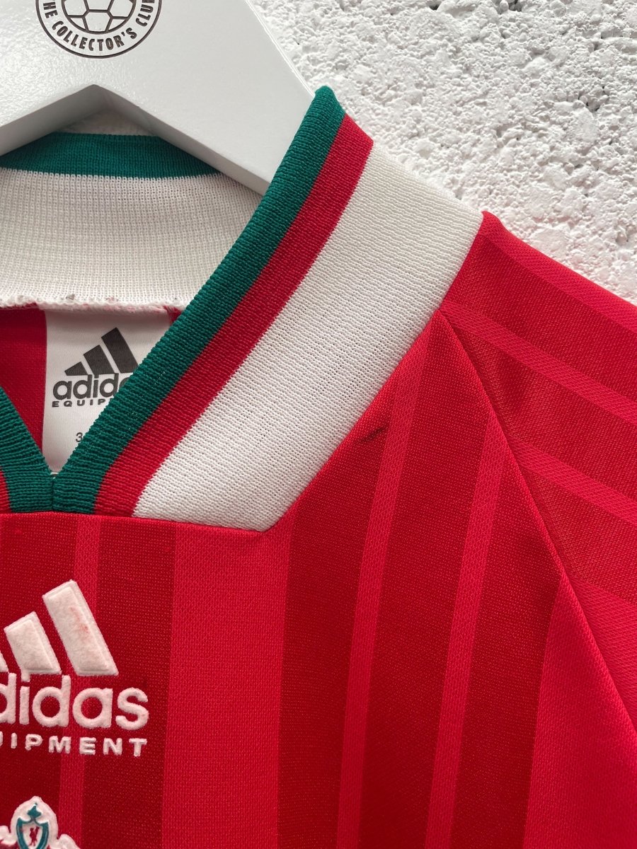 1993/95 LIVERPOOL HOME SHIRT (S) ADIDAS - Cult Kits - Small - Buy Vintage Football Shirts, Authentic Retro Football Shirts For Sale, Classic Football Shirts & Soccer Jersey