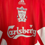 Shop 1993/95 LIVERPOOL HOME SHIRT (XL) ADIDAS, classic football shirts, vintage football shirts & retro soccer jerseys at Cult Kits