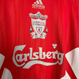 Shop 1993/95 LIVERPOOL HOME SHIRT (XL) ADIDAS, classic football shirts, vintage football shirts & retro soccer jerseys at Cult Kits
