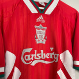 Shop 1993/95 LIVERPOOL HOME SHIRT (XL) ADIDAS, classic football shirts, vintage football shirts & retro soccer jerseys at Cult Kits