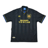 Buy 1993/95 Manchester United Cantona 7 Away Shirt (XXL) Umbro ~ Free worldwide shipping ~ Authentic Vintage Football Shirts from Cult Kits