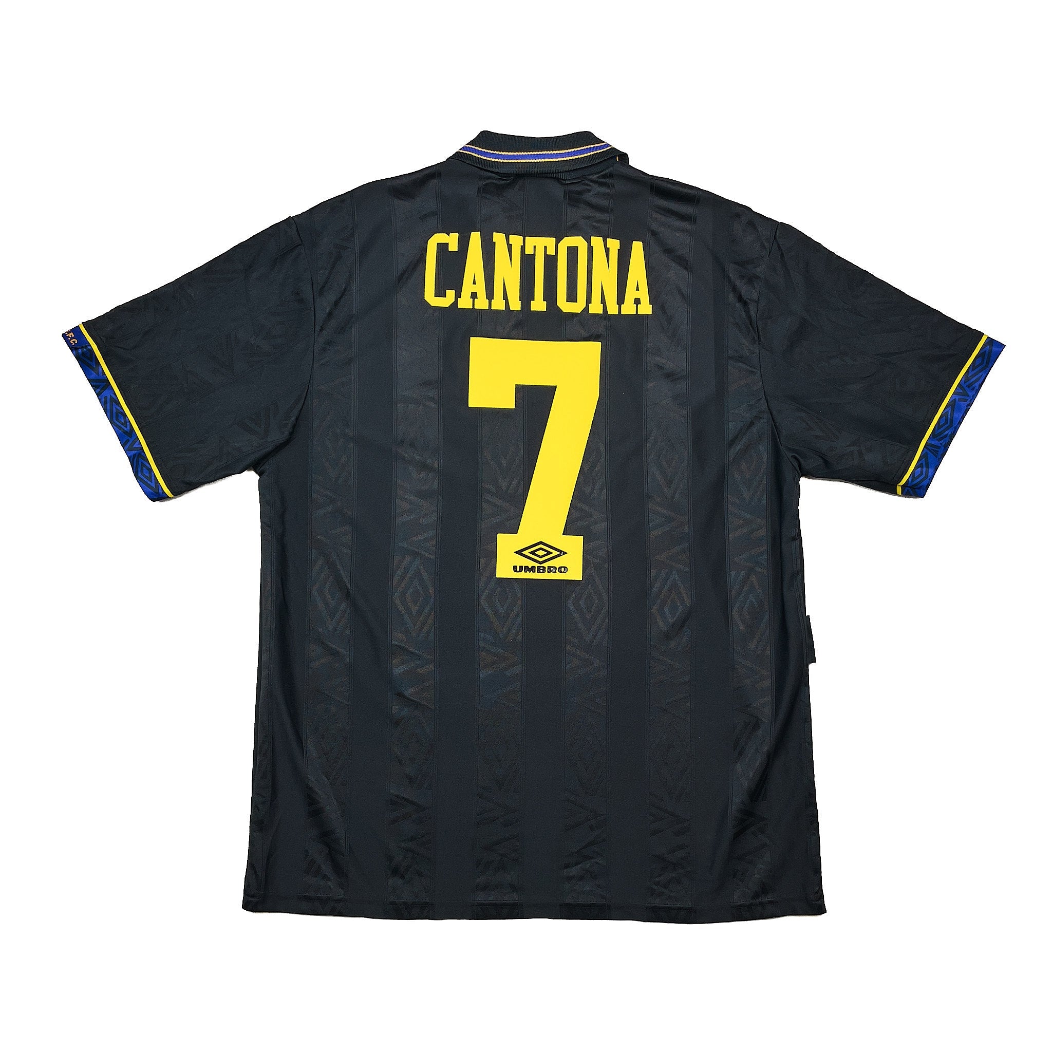 Buy 1993/95 Manchester United Cantona 7 Away Shirt (XXL) Umbro ~ Free worldwide shipping ~ Authentic Vintage Football Shirts from Cult Kits