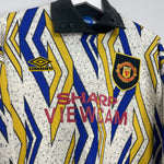 Shop 1993/95 MANCHESTER UNITED GK SHIRT (L) UMBRO, classic football shirts, vintage football shirts & retro soccer jerseys at Cult Kits