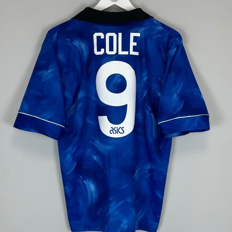 1993/95 NEWCASTLE UNITED COLE 9 AWAY SHIRT (M) ASICS - Cult Kits - Medium - Buy Vintage Football Shirts, Authentic Retro Football Shirts For Sale, Classic Football Shirts & Soccer Jersey