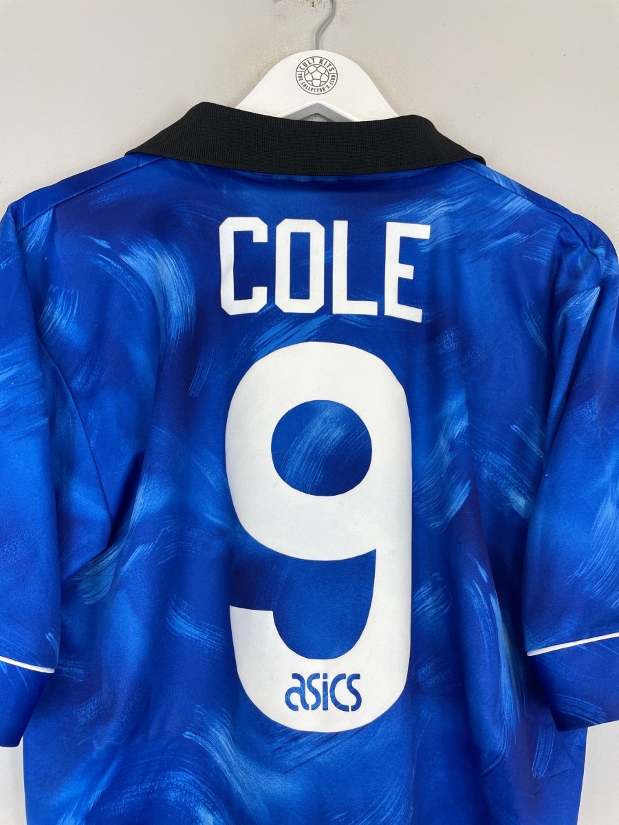 1993/95 NEWCASTLE UNITED COLE 9 AWAY SHIRT (M) ASICS - Cult Kits - Medium - Buy Vintage Football Shirts, Authentic Retro Football Shirts For Sale, Classic Football Shirts & Soccer Jersey