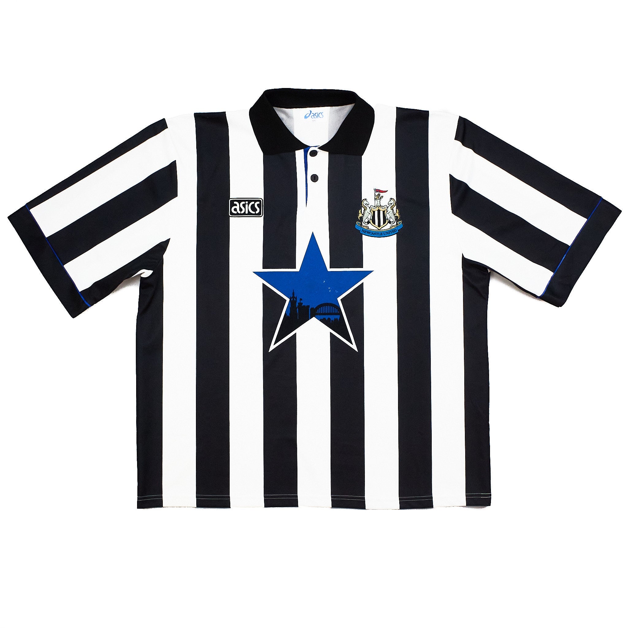 Buy 1993/95 Newcastle United Home Shirt (XXL) Asics ~ Free worldwide shipping ~ Authentic Vintage Football Shirts from Cult Kits