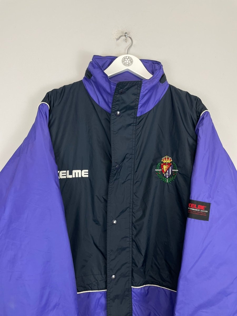 1993/95 REAL VALLADOLID BENCH COAT JACKET (XL) KELME - Cult Kits - XL - Buy Vintage Football Shirts, Authentic Retro Football Shirts For Sale, Classic Football Shirts & Soccer Jersey