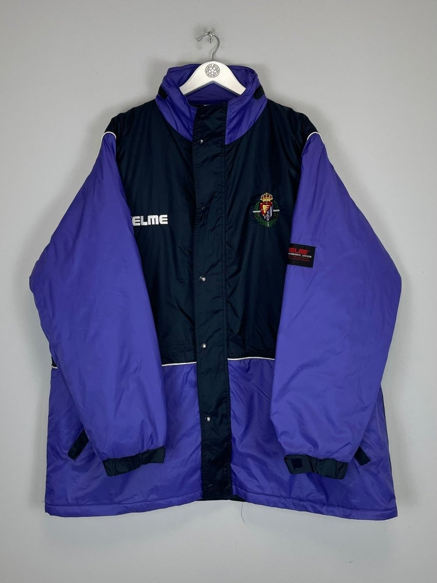 1993/95 REAL VALLADOLID BENCH COAT JACKET (XL) KELME - Cult Kits - XL - Buy Vintage Football Shirts, Authentic Retro Football Shirts For Sale, Classic Football Shirts & Soccer Jersey