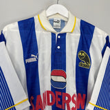 Shop 1993/95 SHEFFIELD WEDNESDAY HOME SHIRT (L) PUMA, classic football shirts, vintage football shirts & retro soccer jerseys at Cult Kits