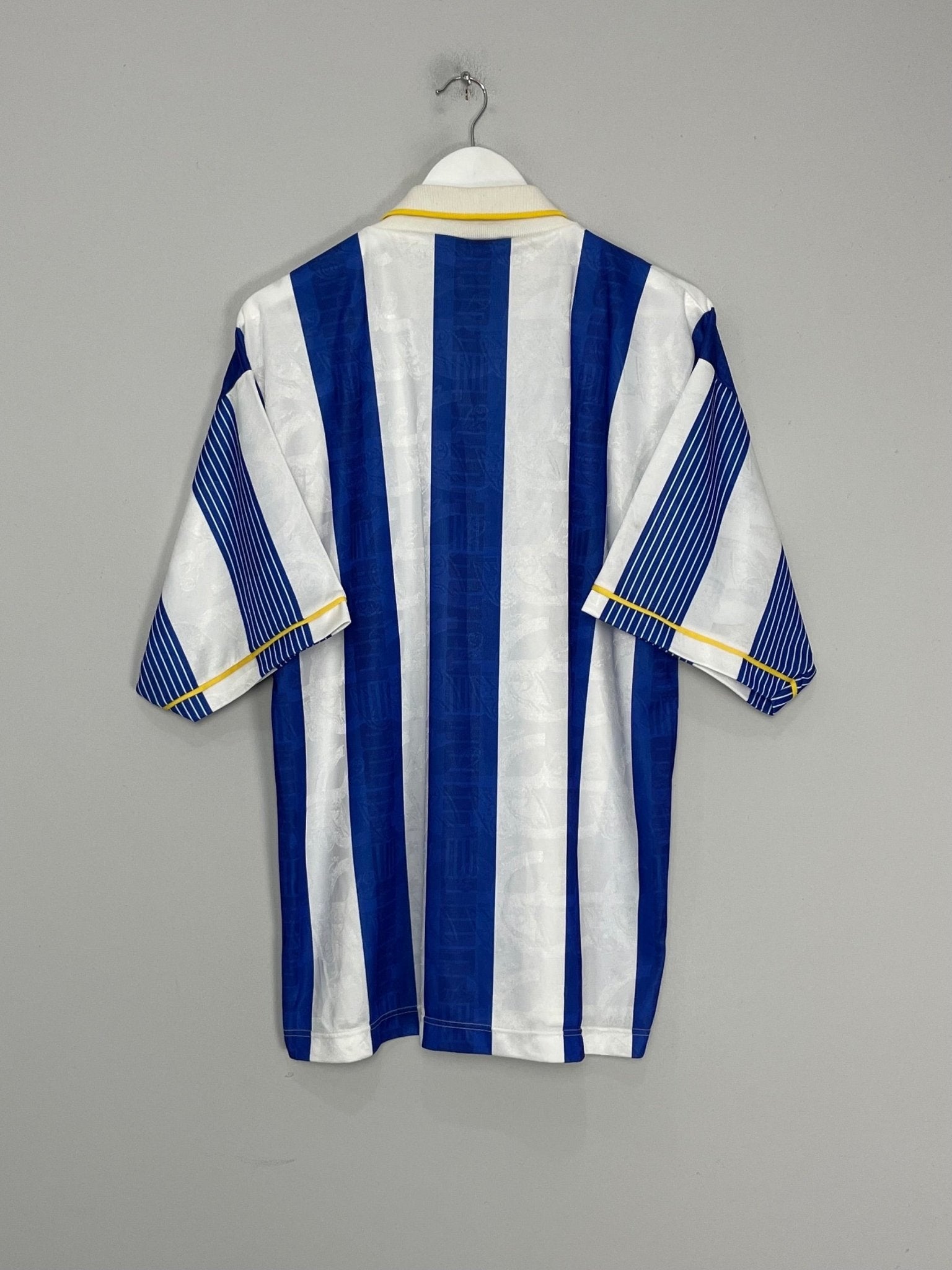 Shop 1993/95 SHEFFIELD WEDNESDAY HOME SHIRT (L) PUMA, classic football shirts, vintage football shirts & retro soccer jerseys at Cult Kits