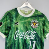 1993/95 TOKYO VERDY 11 KAZU HOME SHIRT (M) MIZUNO - Cult Kits - Medium - Buy Vintage Football Shirts, Authentic Retro Football Shirts For Sale, Classic Football Shirts & Soccer Jersey