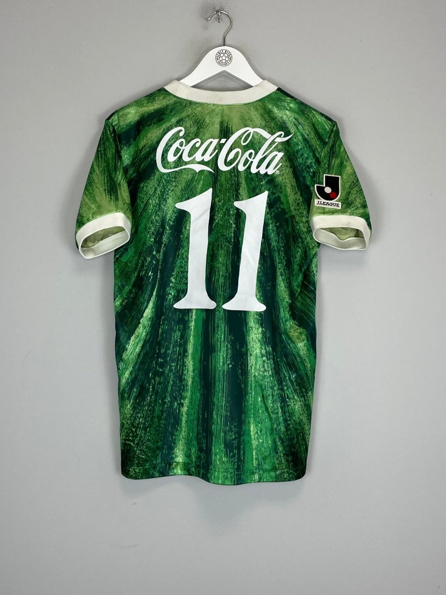1993/95 TOKYO VERDY 11 KAZU HOME SHIRT (M) MIZUNO - Cult Kits - Medium - Buy Vintage Football Shirts, Authentic Retro Football Shirts For Sale, Classic Football Shirts & Soccer Jersey