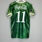1993/95 TOKYO VERDY 11 KAZU HOME SHIRT (M) MIZUNO - Cult Kits - Medium - Buy Vintage Football Shirts, Authentic Retro Football Shirts For Sale, Classic Football Shirts & Soccer Jersey