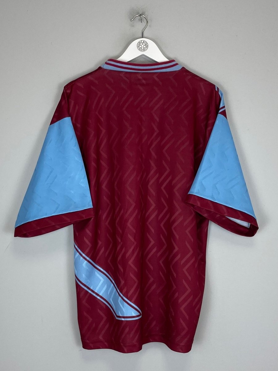 1993/95 WEST HAM HOME SHIRT (L) PONY - Cult Kits - Large - Buy Vintage Football Shirts, Authentic Retro Football Shirts For Sale, Classic Football Shirts & Soccer Jersey