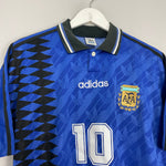Shop 1994 ARGENTINA MARADONA #10 AWAY SHIRT (L) ADIDAS, classic football shirts, vintage football shirts & retro soccer jerseys at Cult Kits