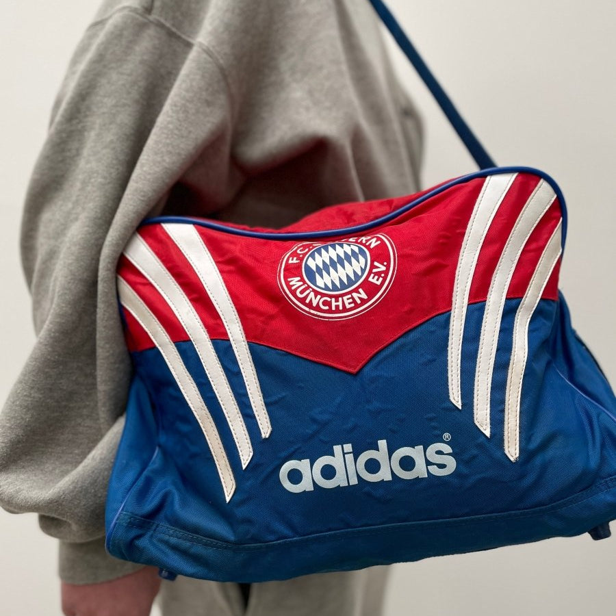 1994 BAYERN MUNICH KIT BAG ADIDAS - Cult Kits - N/A - Buy Vintage Football Shirts, Authentic Retro Football Shirts For Sale, Classic Football Shirts & Soccer Jersey