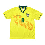 Buy 1994 Brazil Dunga 8 Home Shirt (XL) Umbro ~ Free worldwide shipping ~ Authentic Vintage Football Shirts from Cult Kits