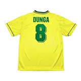 Buy 1994 Brazil Dunga 8 Home Shirt (XL) Umbro ~ Free worldwide shipping ~ Authentic Vintage Football Shirts from Cult Kits