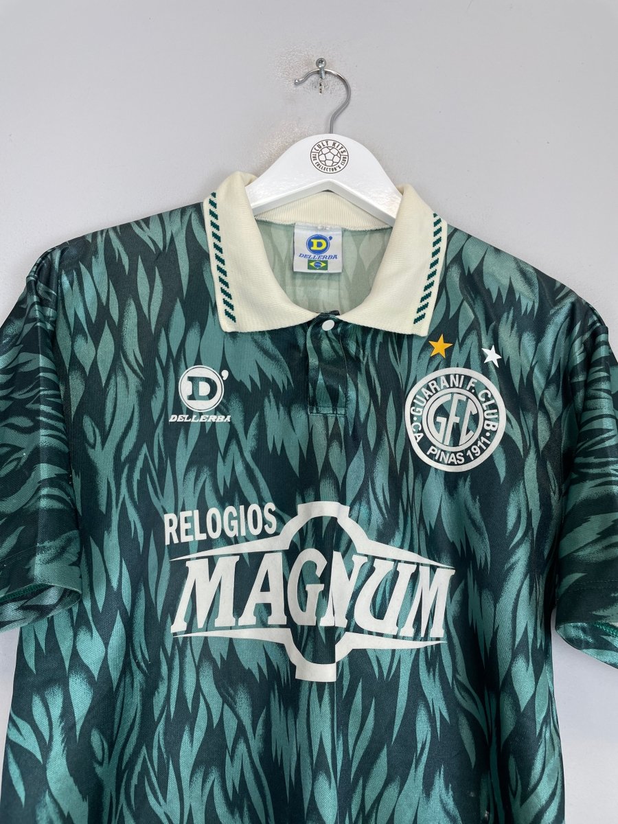 1994 GUARANI 10 HOME SHIRT (M) DELLERBA - Cult Kits - Medium - Buy Vintage Football Shirts, Authentic Retro Football Shirts For Sale, Classic Football Shirts & Soccer Jersey