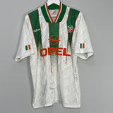 Shop 1994 IRELAND AWAY SHIRT (L) ADIDAS, classic football shirts, vintage football shirts & retro soccer jerseys at Cult Kits