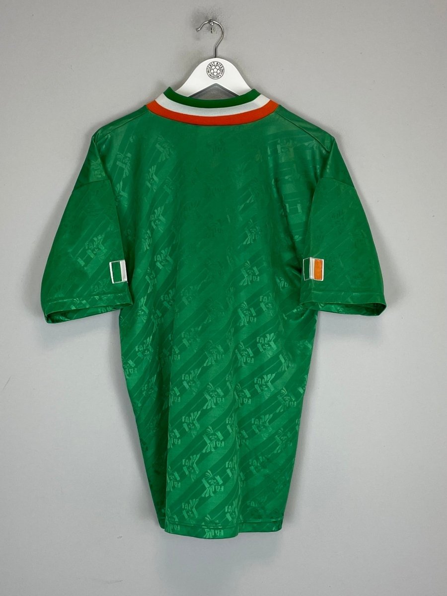 1994 IRELAND HOME SHIRT (M) ADIDAS - Cult Kits - Medium - Buy Vintage Football Shirts, Authentic Retro Football Shirts For Sale, Classic Football Shirts & Soccer Jersey