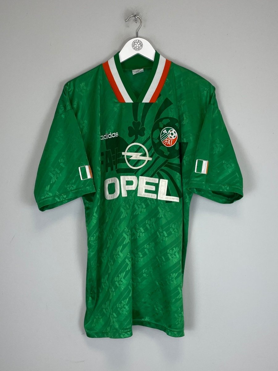 1994 IRELAND HOME SHIRT (XL) ADIDAS - Cult Kits - XL - Buy Vintage Football Shirts, Authentic Retro Football Shirts For Sale, Classic Football Shirts & Soccer Jersey