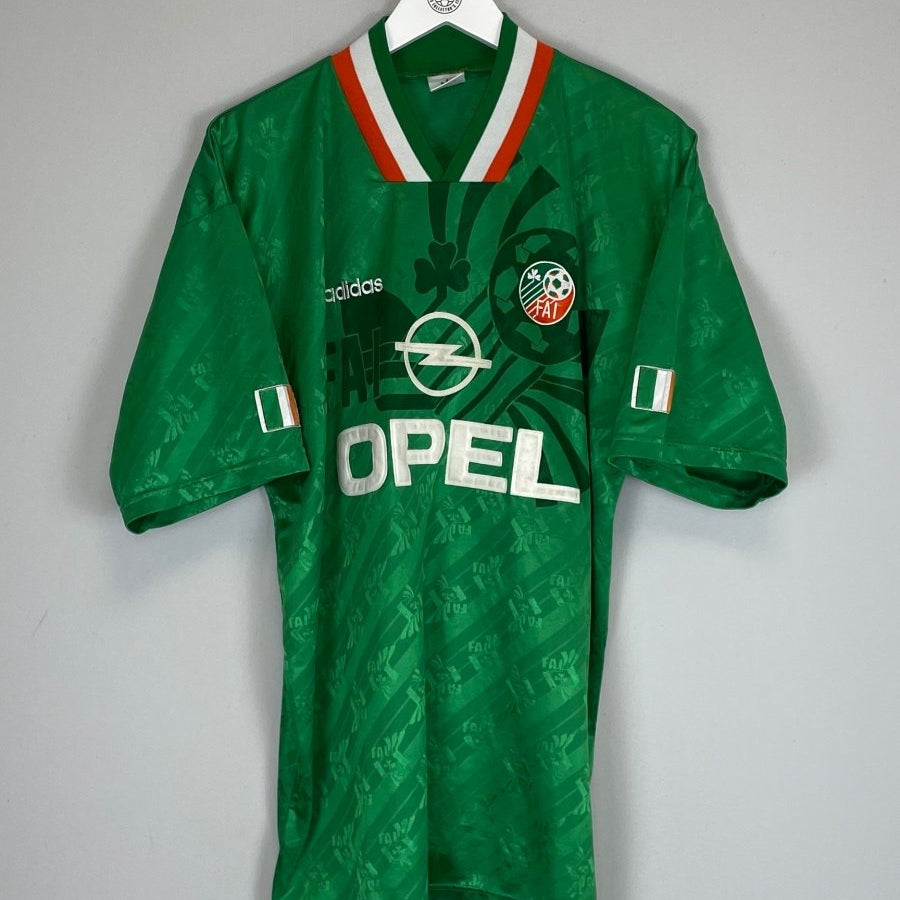 1994 IRELAND HOME SHIRT (XL) ADIDAS - Cult Kits - XL - Buy Vintage Football Shirts, Authentic Retro Football Shirts For Sale, Classic Football Shirts & Soccer Jersey