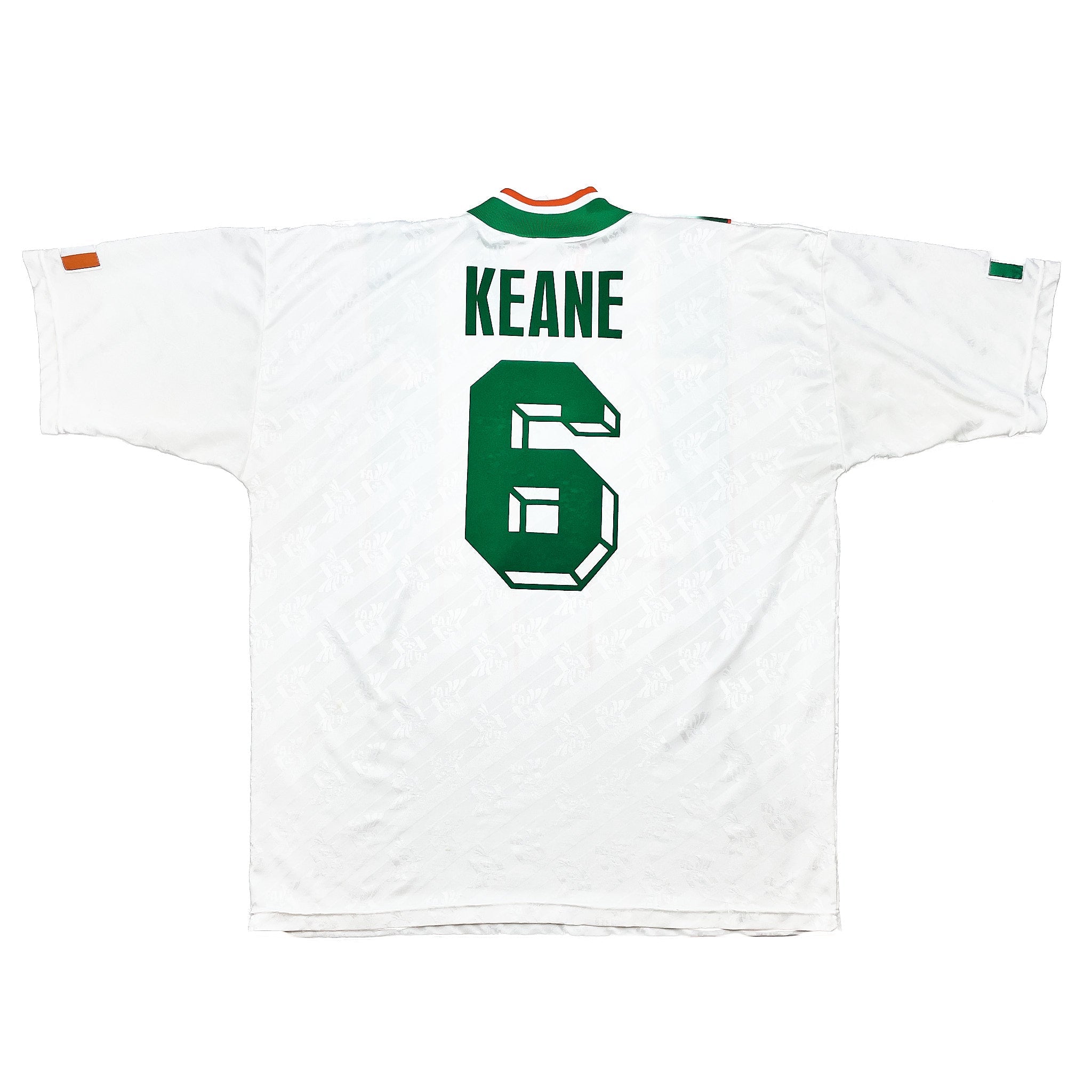 Buy 1994 Ireland Keane 6 Away Shirt (XL) Adidas ~ Free worldwide shipping ~ Authentic Vintage Football Shirts from Cult Kits
