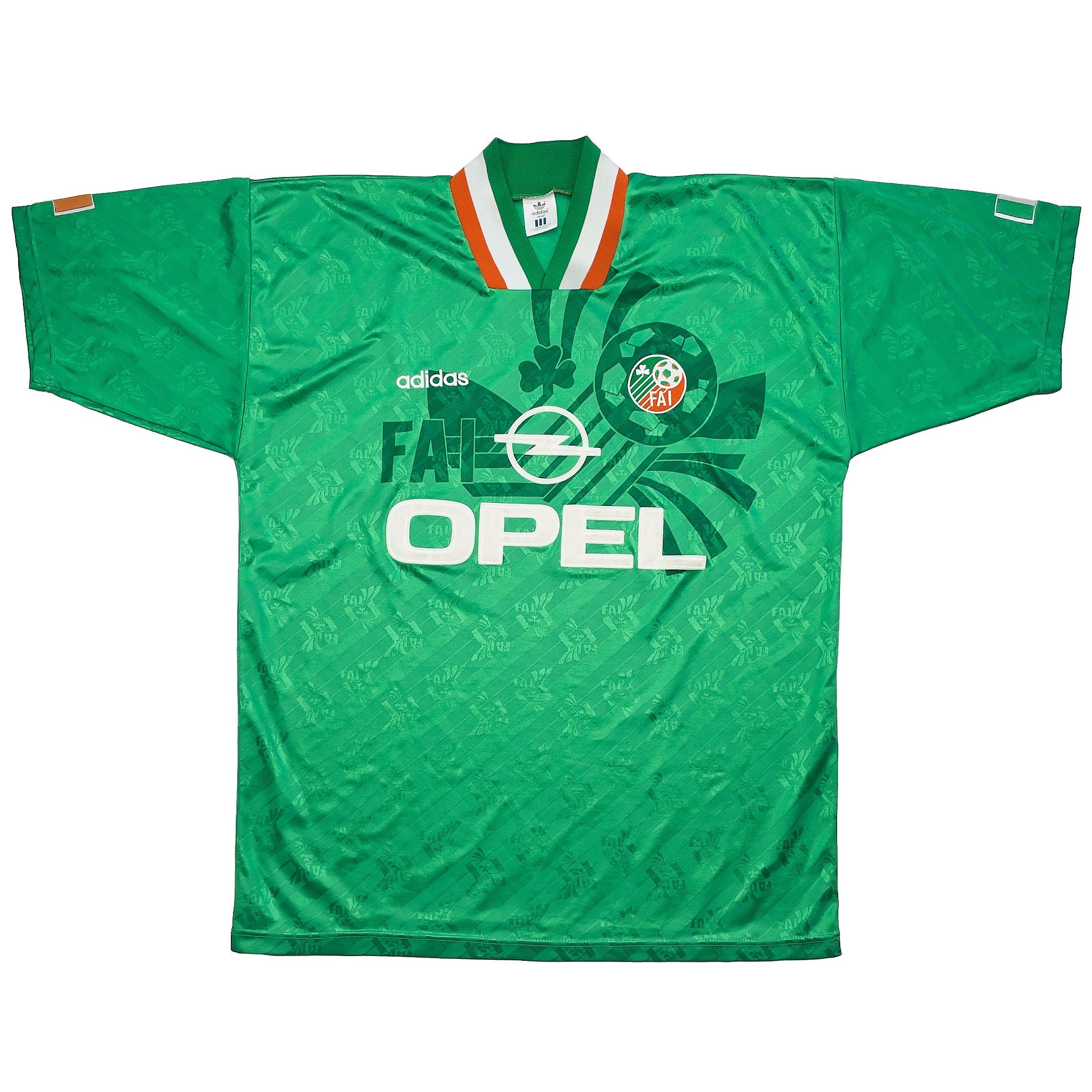 Buy 1994 Irleand Home Shirt (L) Adidas ~ Free worldwide shipping ~ Authentic Vintage Football Shirts from Cult Kits