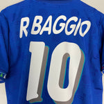 Shop 1994 ITALY BAGGIO #10 HOME SHIRT (L) DIADORA, classic football shirts, vintage football shirts & retro soccer jerseys at Cult Kits