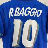 Shop 1994 ITALY BAGGIO #10 HOME SHIRT (L) DIADORA, classic football shirts, vintage football shirts & retro soccer jerseys at Cult Kits