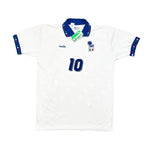 Buy 1994 Italy R.Baggio 10 *BNWT* Away Shirt (XL) Diadora ~ Free worldwide shipping ~ Authentic Vintage Football Shirts from Cult Kits