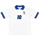 Buy 1994 ITALY R.BAGGIO 10 BOOTLEG AWAY SHIRT *SIGNED* (M) FAN ~ Free worldwide shipping available ~ Authentic Vintage Football Shirts from Cult Kits