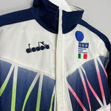 Shop 1994 ITALY TRACK JACKET (M) DIADORA, classic football shirts, vintage football shirts & retro soccer jerseys at Cult Kits