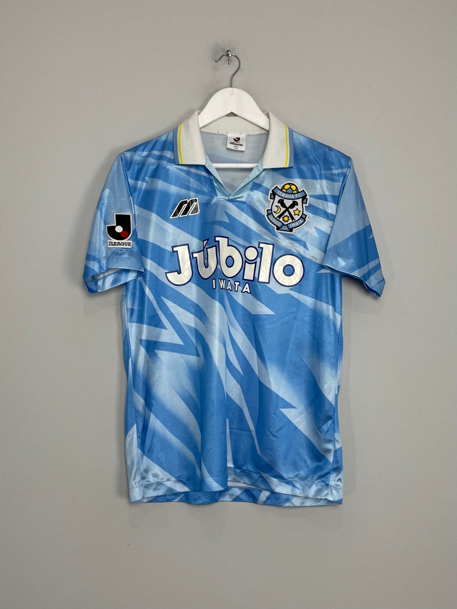 Shop 1994 JUBILO IWATA HOME SHIRT (M) MIZUNO, classic football shirts, vintage football shirts & retro soccer jerseys at Cult Kits