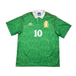Buy 1994 Mexico Garcia 10 Home Shirt (XL) Umbro ~ Free worldwide shipping ~ Authentic Vintage Football Shirts from Cult Kits