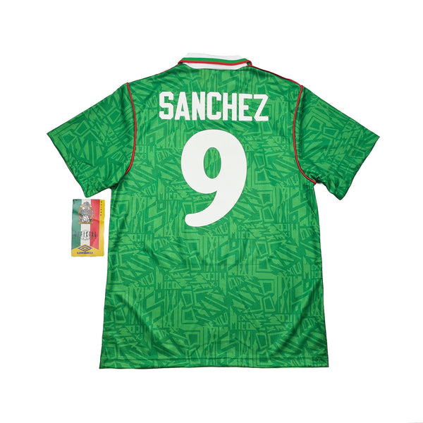 1994 Mexico Sanchez #9 *BNWT* Home Shirt (M) Umbro – Cult Kits