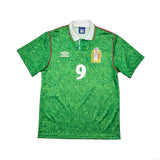 Buy 1994 Mexico Sanchez 9 Home Shirt (M) Umbro ~ Free worldwide shipping ~ Authentic Vintage Football Shirts from Cult Kits