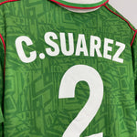 Shop 1994 MEXICO SUAREZ #4 HOME SHIRT (L) UMBRO, classic football shirts, vintage football shirts & retro soccer jerseys at Cult Kits