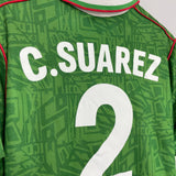 Shop 1994 MEXICO SUAREZ #4 HOME SHIRT (L) UMBRO, classic football shirts, vintage football shirts & retro soccer jerseys at Cult Kits