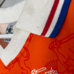 Shop 1994 NETHERLANDS BERGKAMP #10 HOME SHIRT (L) LOTTO, classic football shirts, vintage football shirts & retro soccer jerseys at Cult Kits