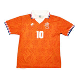Buy 1994 Netherlands Bergkamp 10 Home Shirt (L) Lotto ~ Free worldwide shipping ~ Authentic Vintage Football Shirts from Cult Kits
