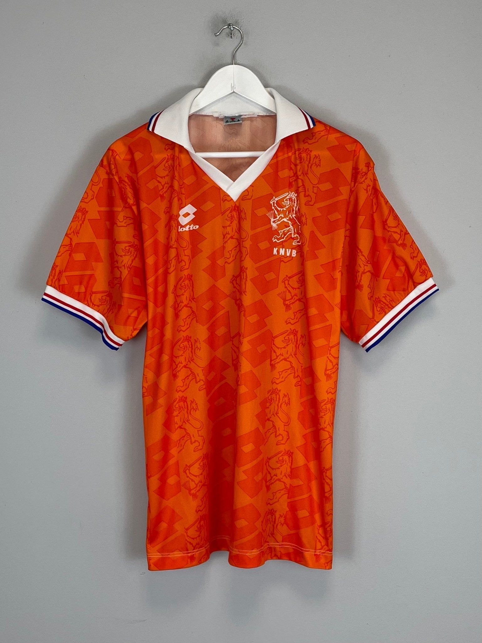 Shop 1994 NETHERLANDS HOME SHIRT (L) LOTTO, classic football shirts, vintage football shirts & retro soccer jerseys at Cult Kits