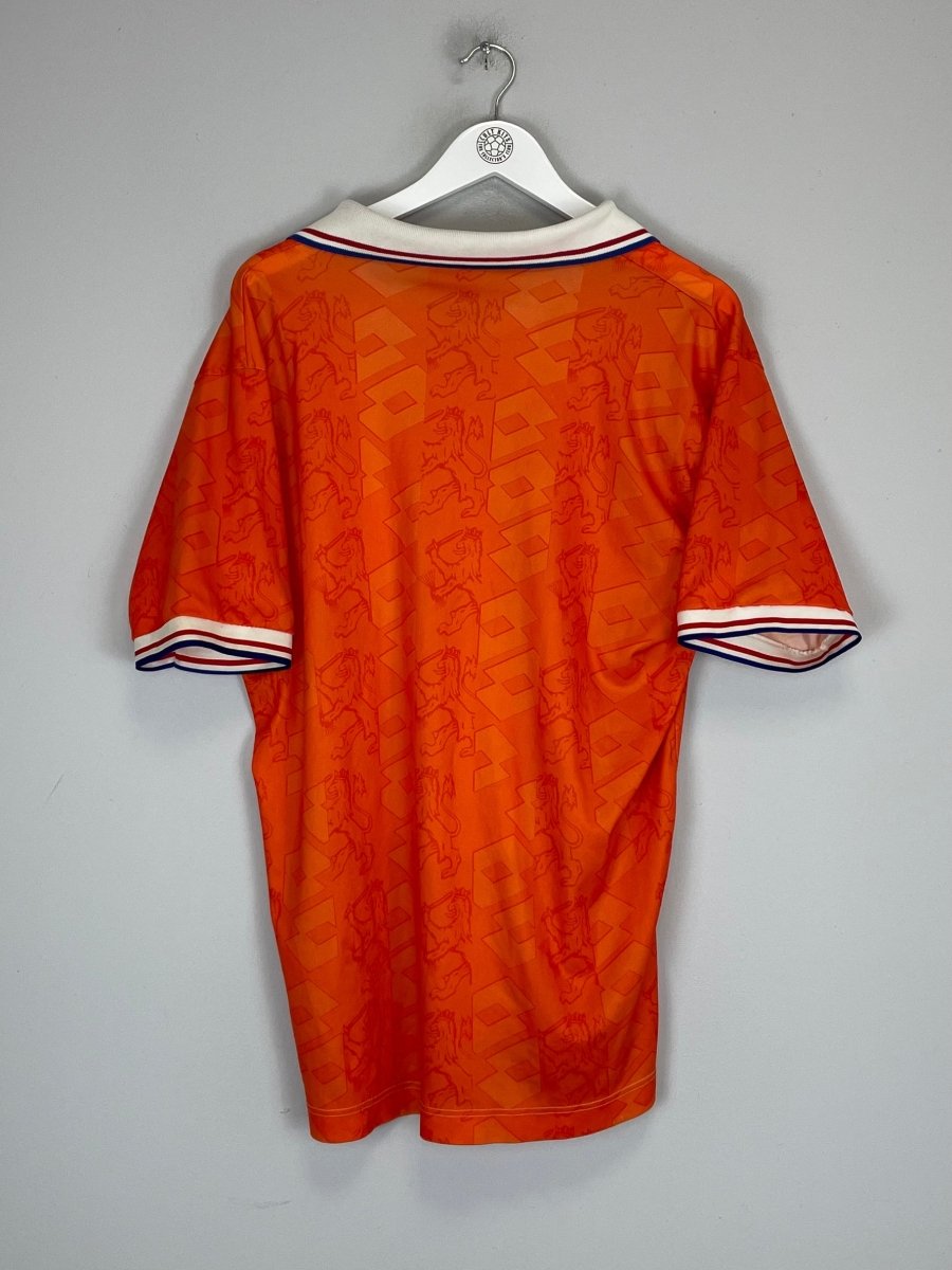 1994 NETHERLANDS HOME SHIRT (L) LOTTO - Cult Kits - Large - Buy Vintage Football Shirts, Authentic Retro Football Shirts For Sale, Classic Football Shirts & Soccer Jersey